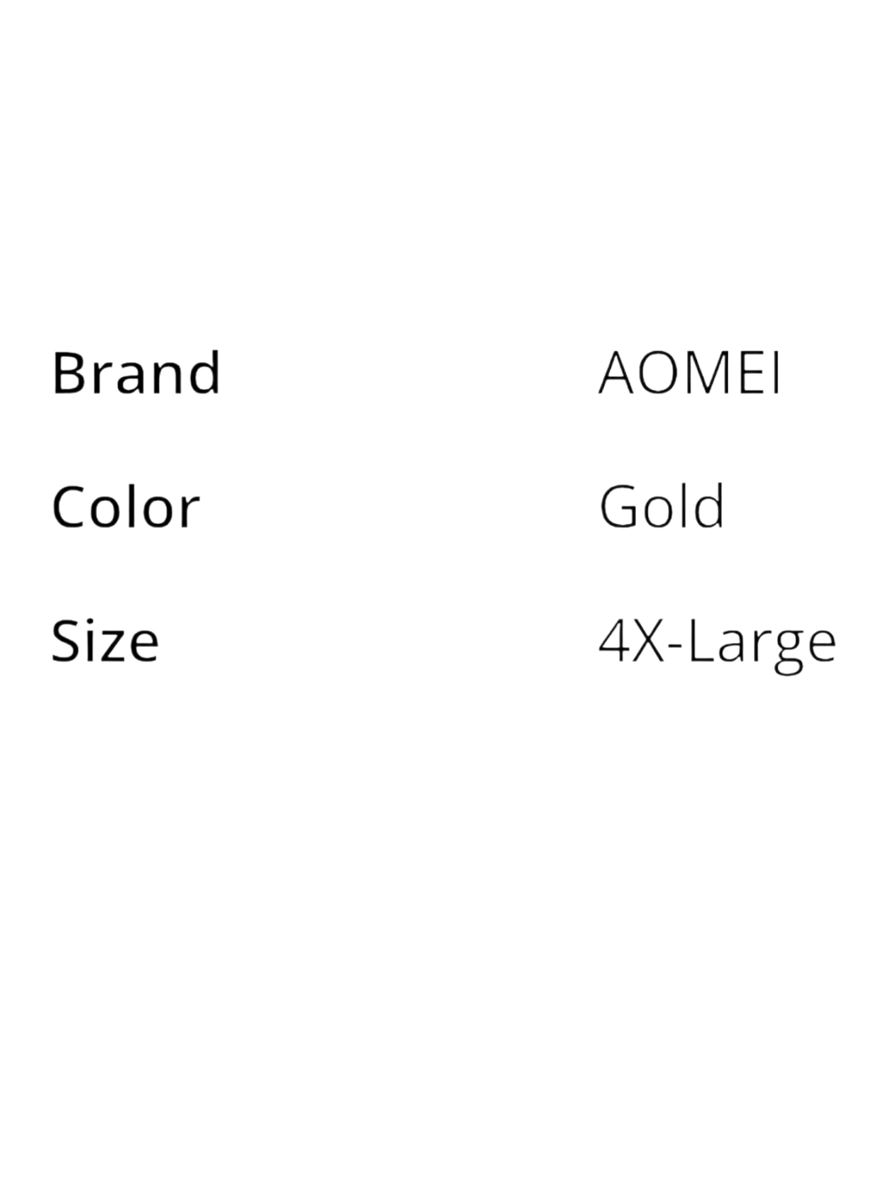 AOMEI - Size 20 (US Size) Gold Satin Ruched Midi Dress with Side Slit - Picture 9 of 12